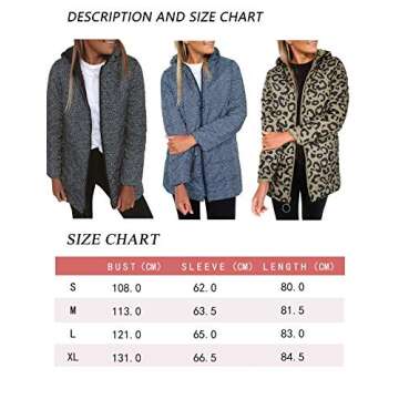 Rainlin Reversible Cheetah Zip Jacket for Women