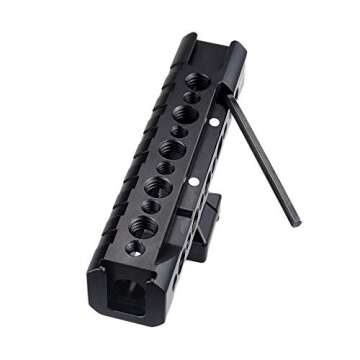 MAGICRIG Quick Release NATO Top Handle with Cold Shoe for DSLR Camera Cage Camcorder Cage Rig