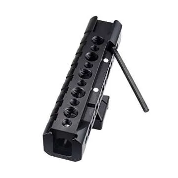 MAGICRIG Quick Release NATO Top Handle with Cold Shoe for DSLR Camera Cage Camcorder Cage Rig