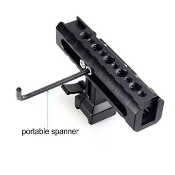 MAGICRIG Quick Release NATO Top Handle with Cold Shoe for DSLR Camera Cage Camcorder Cage Rig