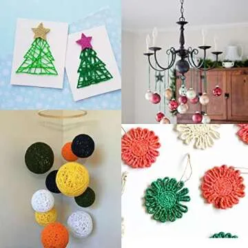 jijAcraft Garden Twine 656 Feet, 2mm Green Jute Twine String, Green Decorative Jute Cord,Heavy Duty Green String Rope for Gardening,Floristry Bundling,Craft,Gift Wrapping