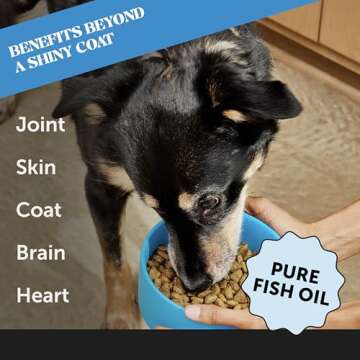 Pet Honesty Wild Alaskan Salmon Oil, Omega-3 Fish Oil for Dogs and Cats, Fatty Acids, Salmon Oil for...