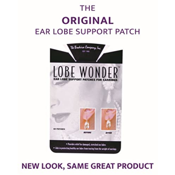 Lobe Wonder Ear Lobe Support Patch for Secure Earrings