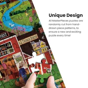 MasterPieces 500 Piece EZ Grip Harvest Street Party Puzzle