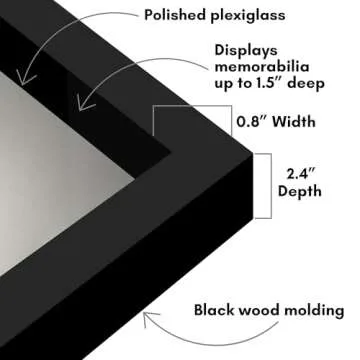 Stylish Americanflat 16x20 Shadow Box Frame - Elegant Keepsake Display