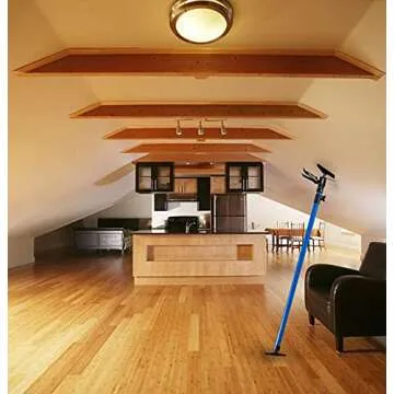 Support Pole, Steel Telescopic Quick Adjustable 3rd Hand Support System, Support Rod, Supports up to 154 lbs Construction Rods for Cabinet Jacks Cargo Bars Drywalls Extends from 49 Inch to 114 Inch