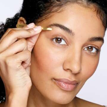 Tweezerman Mini Ultra Precision Slant Tweezer, Brown