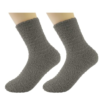 OVOV 3 Pairs Fuzzy Socks for Men – Cozy Winter Warmth