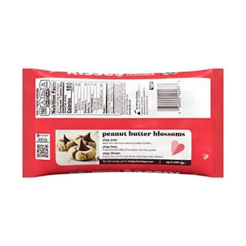 HERSHEY'S KISSES Milk Chocolate, Valentine's Candy Bag, 10.1 oz