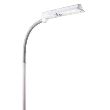 OttLite 13 Watt WingShade Floor Lamp - Living Room, Office, Bedroom Home Decor