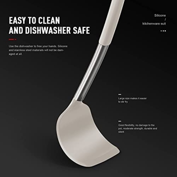 Heat Resistant Silicone Kitchen Utensil Set Dishwasher Safe