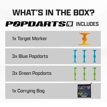 Popdarts Pro Pack Indoor Outdoor Fun for Everyone