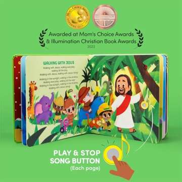 Interactive Jesus Loves Me Sound Book for Kids