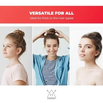 Hawwwy Bobby Pins - 8 Pack - Light Brown - Effortless Hair Styling Tools