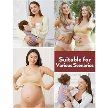 HOFISH Maternity Nursing Bras for Comfort & Convenience