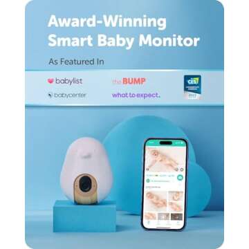 Cubo Ai Sleep Safety Bundle - Includes 1080p HD Night Vision Cubo Ai Plus Smart Baby Monitor with 3-...