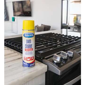 Sprayway, 20 Fl Oz Heavy-Duty Oven & Grill Cleaner, Removes Oil & Grease, 20 Oz, 1.25 Pound (Pack of 1)