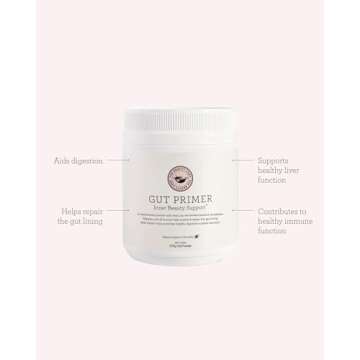The Beauty Chef - Gut Primer Inner Beauty Support | Clean, Vegan Inner Beauty Supplements (4.9 oz | 140 g, 20 Servings)