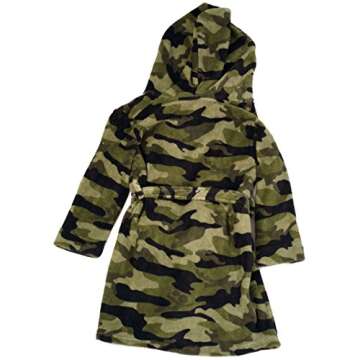PRINCE OF SLEEP Fleece Robe Robes for Boys 75508-CAMOGRN-10-12