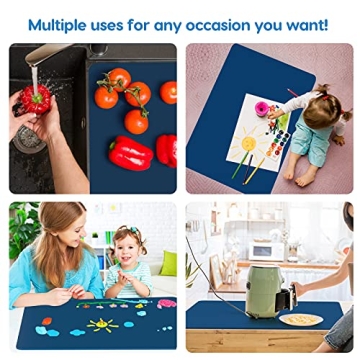 AECHY Extra Large Silicone Kitchen Counter Mat 36x24