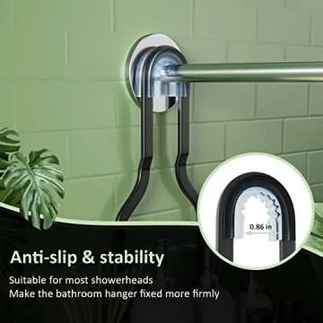 AHNR Shower Caddy - Stylish Bathroom Organizer with Hooks