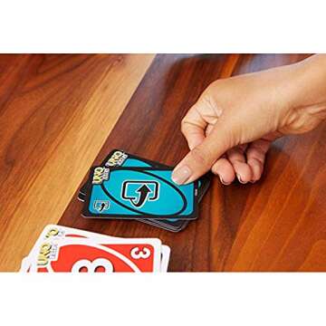 IsEasy UNO Playing Card Game - Mattel Games Wild Card UNO Flip UNO (Wild Card uno)