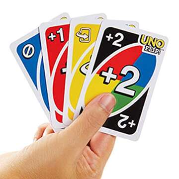 IsEasy UNO Flip Card Game - Ultimate Family Fun