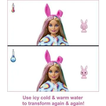 Barbie Cutie Reveal Doll with Bunny Costume & 10 Surprises