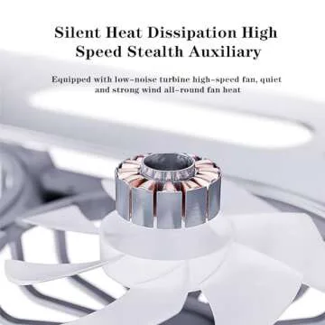 Eiyikof Adjustable Laptop Stand with Cooling Pad 10-15 Inch