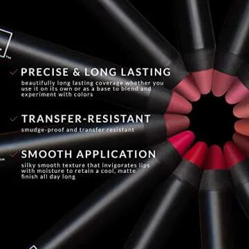 K7L Matte Orange Brown Lipstick Crayon - Long-lasting and Ultra-pigmented