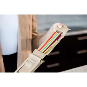 Long Silicone Straws With Stoppers for Tumblers - Slender Silicon Rubber Reusable Drinking Straws fo...