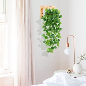 FGSEAOR Wooden Plant Hangers - Stylish & Durable Indoor/Outdoor Hooks