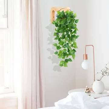 FGSEAOR Wooden Plant Hangers - Stylish & Durable Indoor/Outdoor Hooks