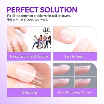 Gelike EC 6-in-1 Nail Glue Gel for Long-Lasting Manicures