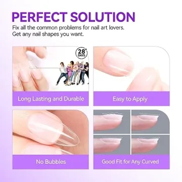 Gelike EC 6-in-1 Nail Glue Gel for Long-Lasting Manicures