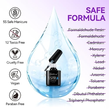 Gelike EC 6-in-1 Nail Glue Gel for Long-Lasting Manicures