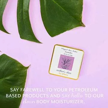 Mother's Shea Whipped Shea Butter (Lavender, 6 Oz Tin) 100% Pure Raw Unrefined African Shea - Organic, Sustainably-Sourced Ingredients - Natural Skin & Hair Care