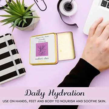 Mother's Shea Whipped Shea Butter (Lavender, 6 Oz Tin) 100% Pure Raw Unrefined African Shea - Organic, Sustainably-Sourced Ingredients - Natural Skin & Hair Care