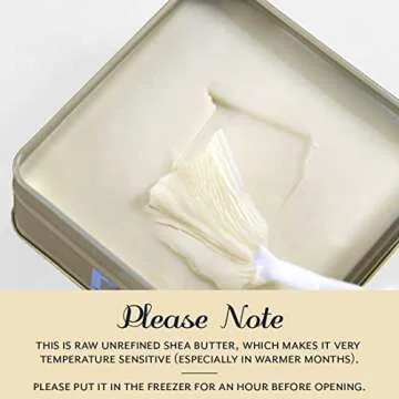 Mother's Shea Whipped Shea Butter (Lavender, 6 Oz Tin) 100% Pure Raw Unrefined African Shea - Organic, Sustainably-Sourced Ingredients - Natural Skin & Hair Care