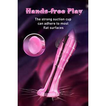 7.87" Fantasy Dildo Huge Thick Dildo with Strong Suction Cup, 2.70" Diameter Large Butt Plug, Anal Dildo Monster Dragon Dildo for G Spot Prostate Stimulation, Adult Toys for Women Men