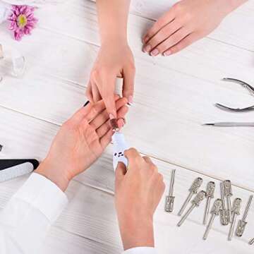 Blulu Nail Drill Bits - 20 Replaceable Sanding Heads