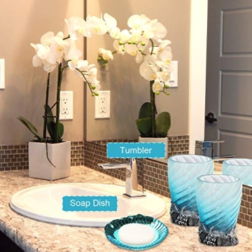 Hotsan Bathroom Accessory Set - Durable 5 PCS Bath Ensemble