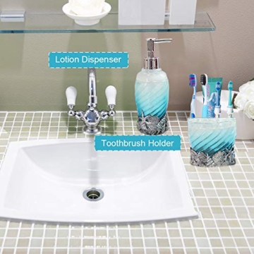 Hotsan Bathroom Accessory Set - Durable 5 PCS Bath Ensemble