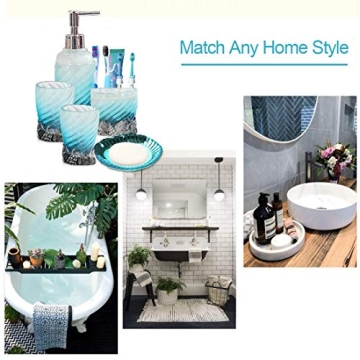 Hotsan Bathroom Accessory Set - Durable 5 PCS Bath Ensemble