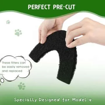 QUEARN Activated Carbon Filters for Litter Robot 4 - 8 Pack