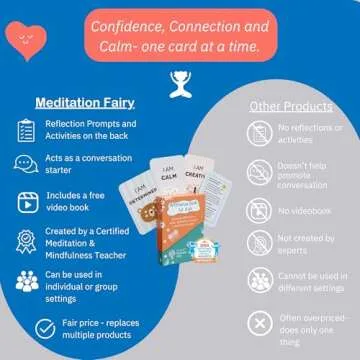 Meditation Fairy Kids Affirmation Cards for Mindfulness