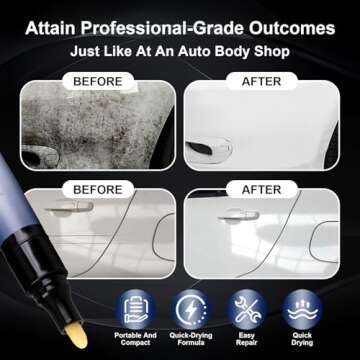 All Cars Magic Pen for Quick Scratch Repairs - 2PCS