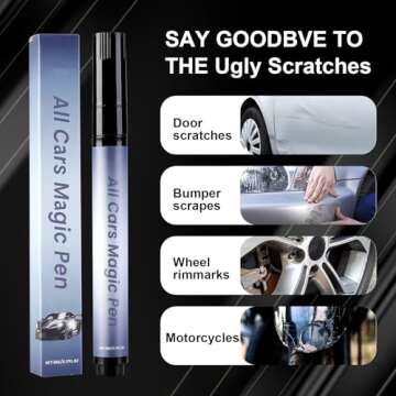 All Cars Magic Pen for Quick Scratch Repairs - 2PCS