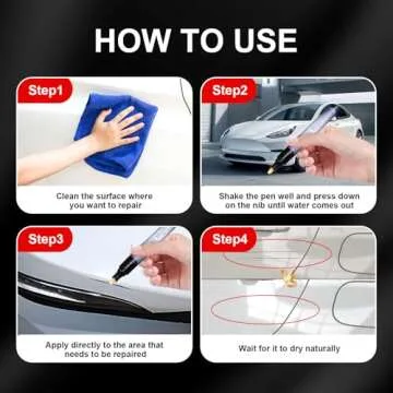 All Cars Magic Pen for Quick Scratch Repairs - 2PCS