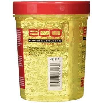 ECOCO Styling Gel With Argan Oil, 32 oz., Pack Of 2